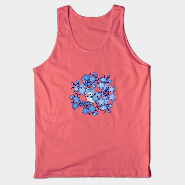 Bluebird Tank Top by bubbsnugg